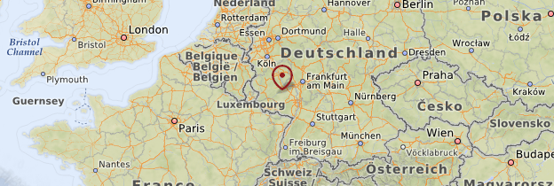 Carte Rhénanie-Palatinat - Allemagne