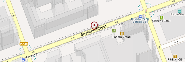 Carte Boylston Street - Boston