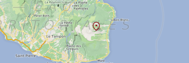 Carte Plaine des Sables - Réunion