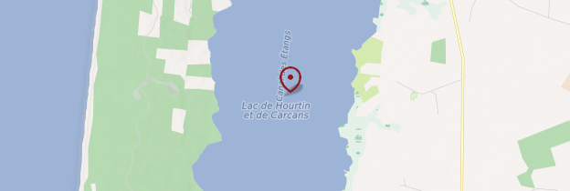 Carte Lac de Hourtin-Carcans-Maubuisson - Aquitaine - Bordelais, Landes