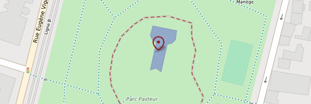 Carte Parc Pasteur - Châteaux de la Loire