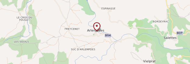 Carte Arlempdes - Auvergne