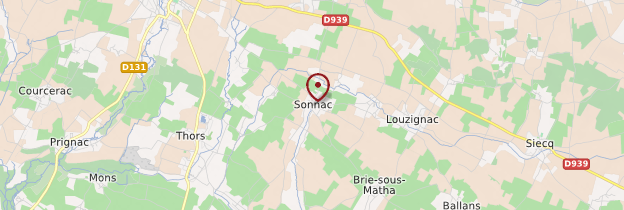 Carte Sonnac - Poitou, Charentes