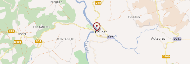 Carte Goudet - Auvergne