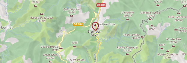 Carte Breil-sur-Roya - Côte d'Azur