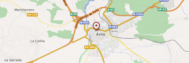 Carte Remparts d'Avila - Espagne