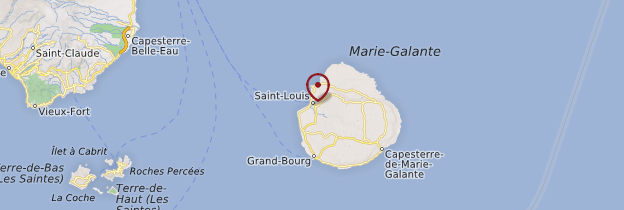 Carte Saint-Louis - Guadeloupe