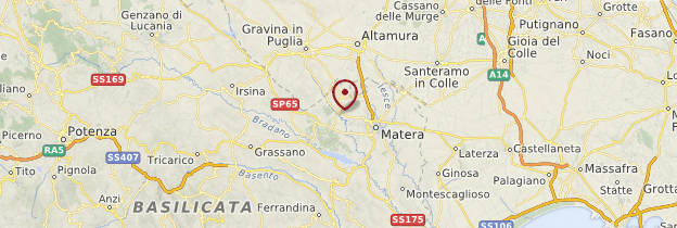 Carte Sassi de Matera - Italie