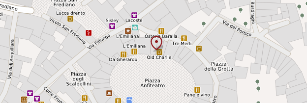 Carte Piazza dell'Anfiteatro - Toscane