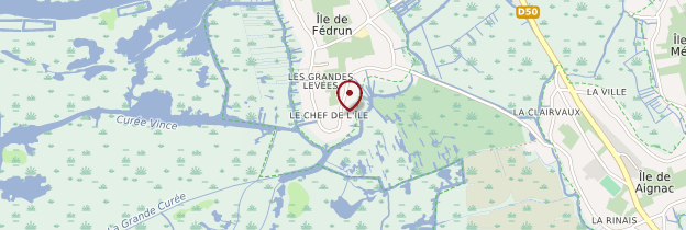Carte Ile de Fédrun - Pays de la Loire