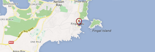 Carte Fingal Bay - Australie