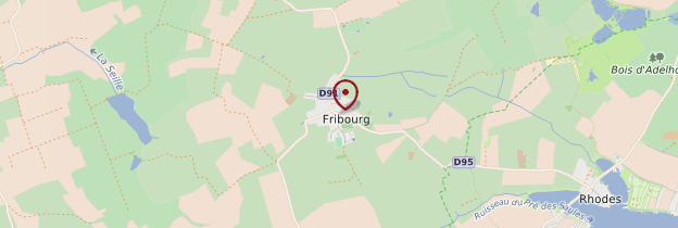 Carte Fribourg - Lorraine