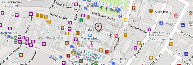 Carte Marienplatz - Munich