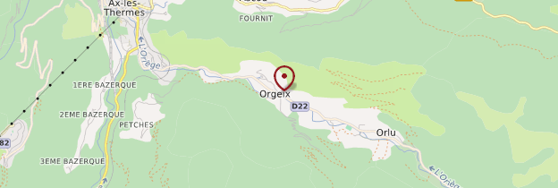 Carte Orgeix - Midi toulousain - Occitanie