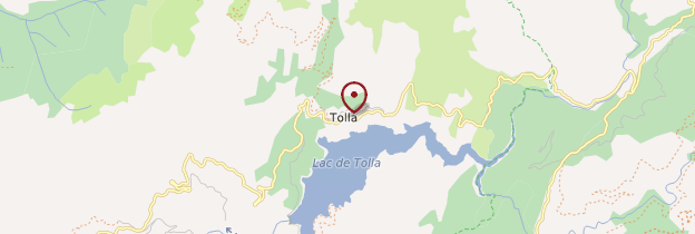 Carte Tolla - Corse