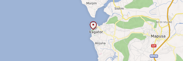 Carte Vagator Beach - Goa