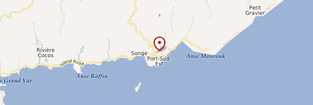 Carte Port-Sud-Est - Île Maurice, Rodrigues