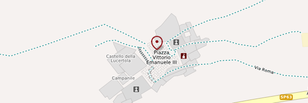 Carte Église d'Apricale - Italie