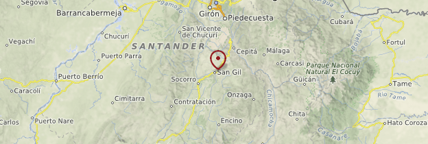 Carte San Gil - Colombie