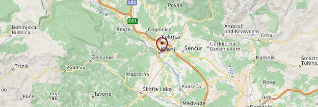 Carte Kranj - Slovénie