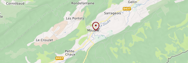 Carte Mouthe - Franche-Comté