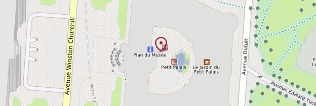 Carte Petit Palais - Paris