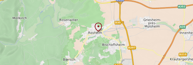 Carte Rosheim - Alsace