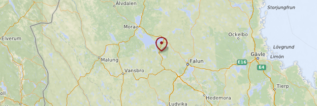 Carte Leksand - Suède