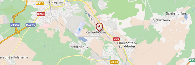 Carte Kaltenhouse - Alsace