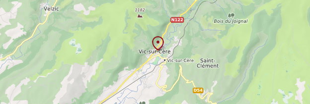 Carte Vic-sur-Cère - Auvergne