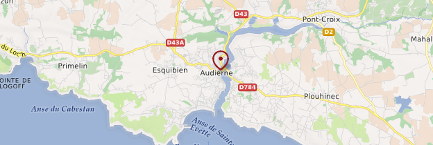 Carte Audierne (Gwaien) - Bretagne