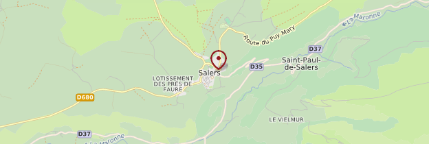 Carte Salers - Auvergne