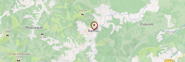 Carte Barcus - Pays basque et Béarn
