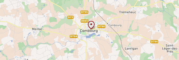 Carte Combourg (Komborn) - Bretagne