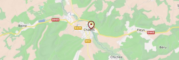 Carte Chablis - Bourgogne