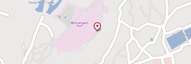 Carte Forteresse de Mehrangarh - Rajasthan