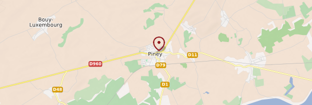 Carte Piney - Champagne-Ardenne