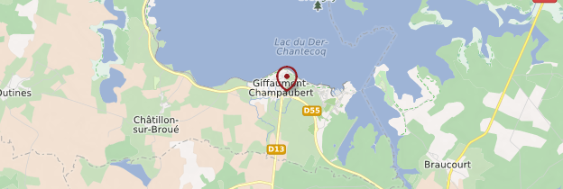 Carte Giffaumont-Champaubert - Champagne-Ardenne