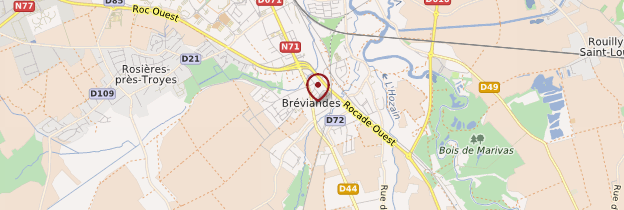 Carte Bréviandes - Champagne-Ardenne