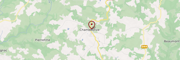 Carte Chamboulive - Limousin