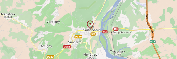 Carte Saint-Satur - Berry