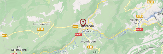 Carte Morteau - Franche-Comté