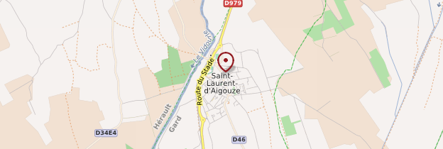 Carte Saint-Laurent-d'Aigouze - Languedoc-Roussillon