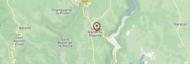 Carte Saint-Martin-la-Méanne - Limousin