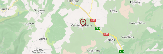 Carte Vernierfontaine - Franche-Comté