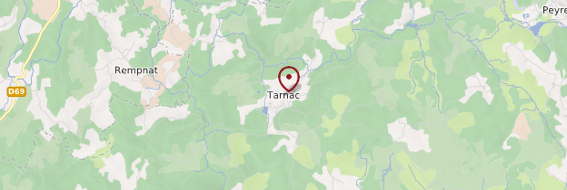 Carte Tarnac - Limousin