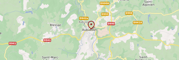 Carte Aubusson - Limousin