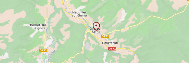Carte Gyé-sur-Seine - Champagne-Ardenne