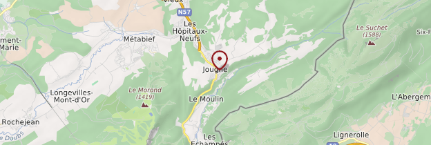 Carte Jougne - Franche-Comté