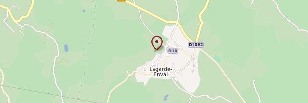 Carte Lagarde-Enval - Limousin